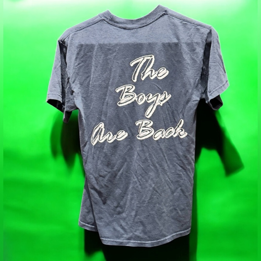 Dallas Cowboys Football Graphic T-Shirt - Gray- blue SMALL - Picture 2 of 5